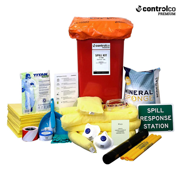 Controlco Premium 100 litre chemical spill kit