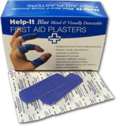 blue plasters