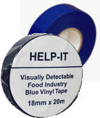 blue detectable tape