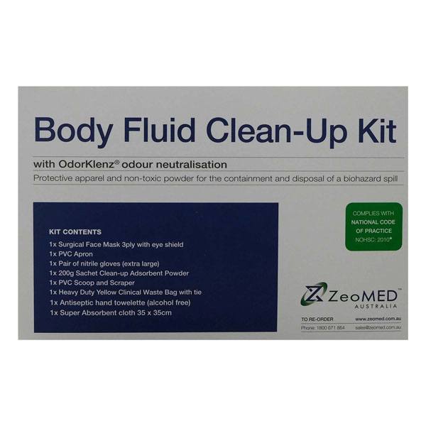 Body fluids spill kit
