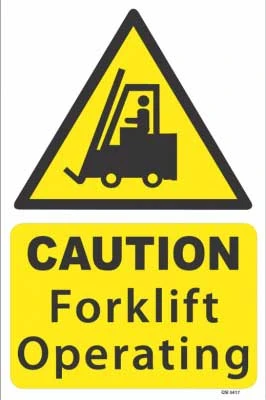 forklift sign