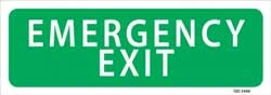 Emergency Exit - PVC sign 