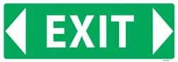 Exit with Arrow Both Ways 
