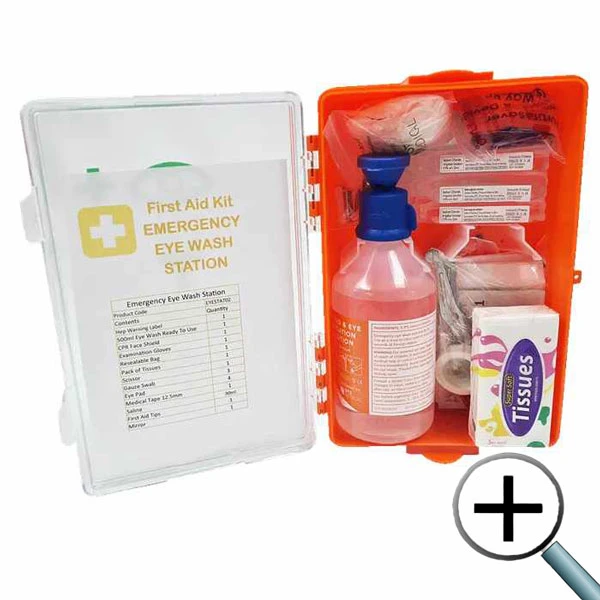 Emergency Wall Mountable Eyewash and Wound Cleaning Station