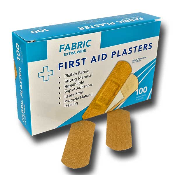 extra wide fabric plasters
