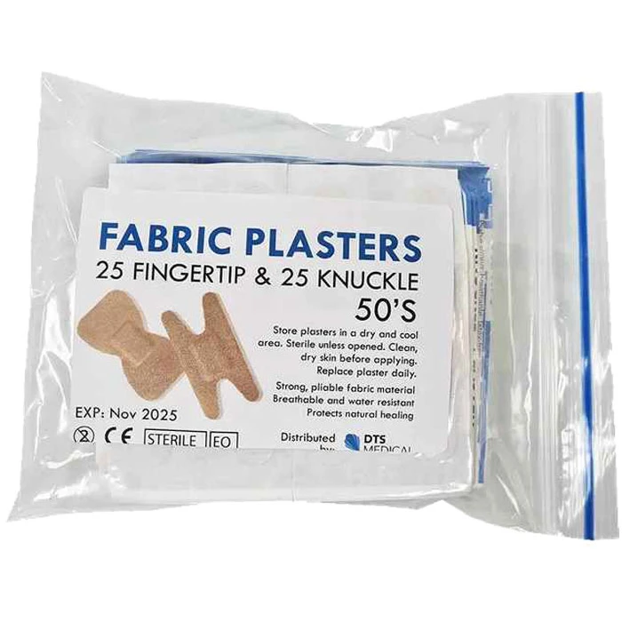 Fabric regular finger-tip and knuckle plasters