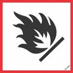 flammable symbol sign