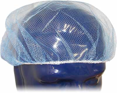 blue hair net