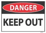 keep out sign