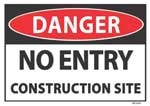 no entry construction site
