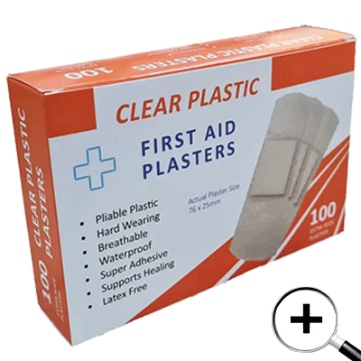 waterproof plastic plasters