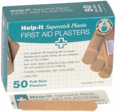 Flesh Coloured Plastic Plasters