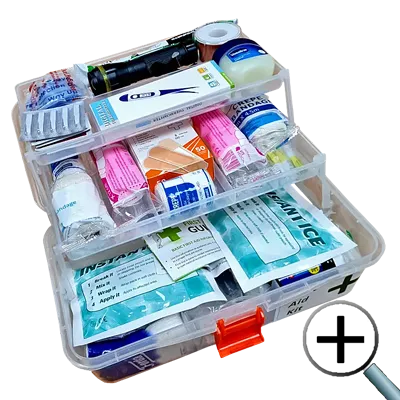 The Premium Clear-Case First Aid Kit