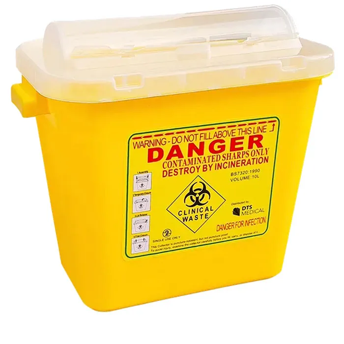 Sharps and Bio Hazard Waste container 10L