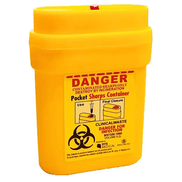 Sharps Container - Small approximate size 200ml