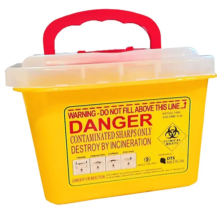 Sharps and Bio Hazard Waste container 5L