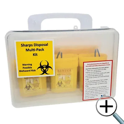 Multi 200ml Personal Sharps Containment Kit
