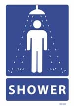 Shower sign
