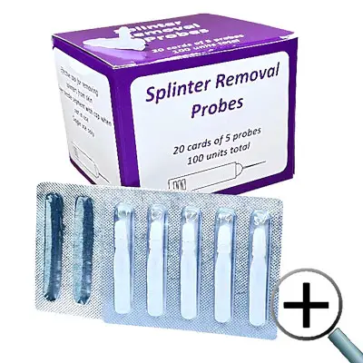 Splinter probes blister pack of 5