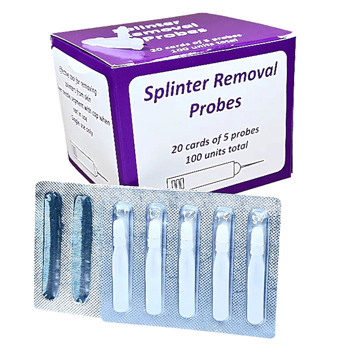 Splinter probes blister pack of 5