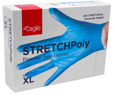 stretch poly glove