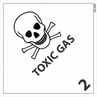 toxic gass signage