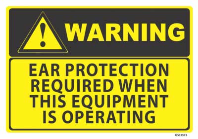 ear protection sign
