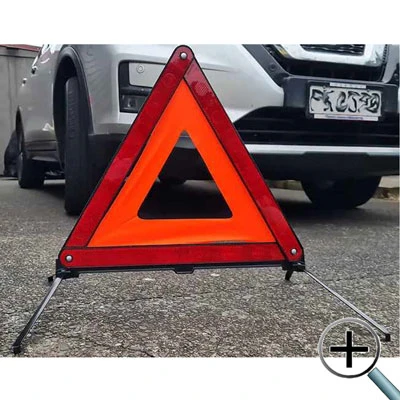 Premium Foldable Reflective Warning Triangle